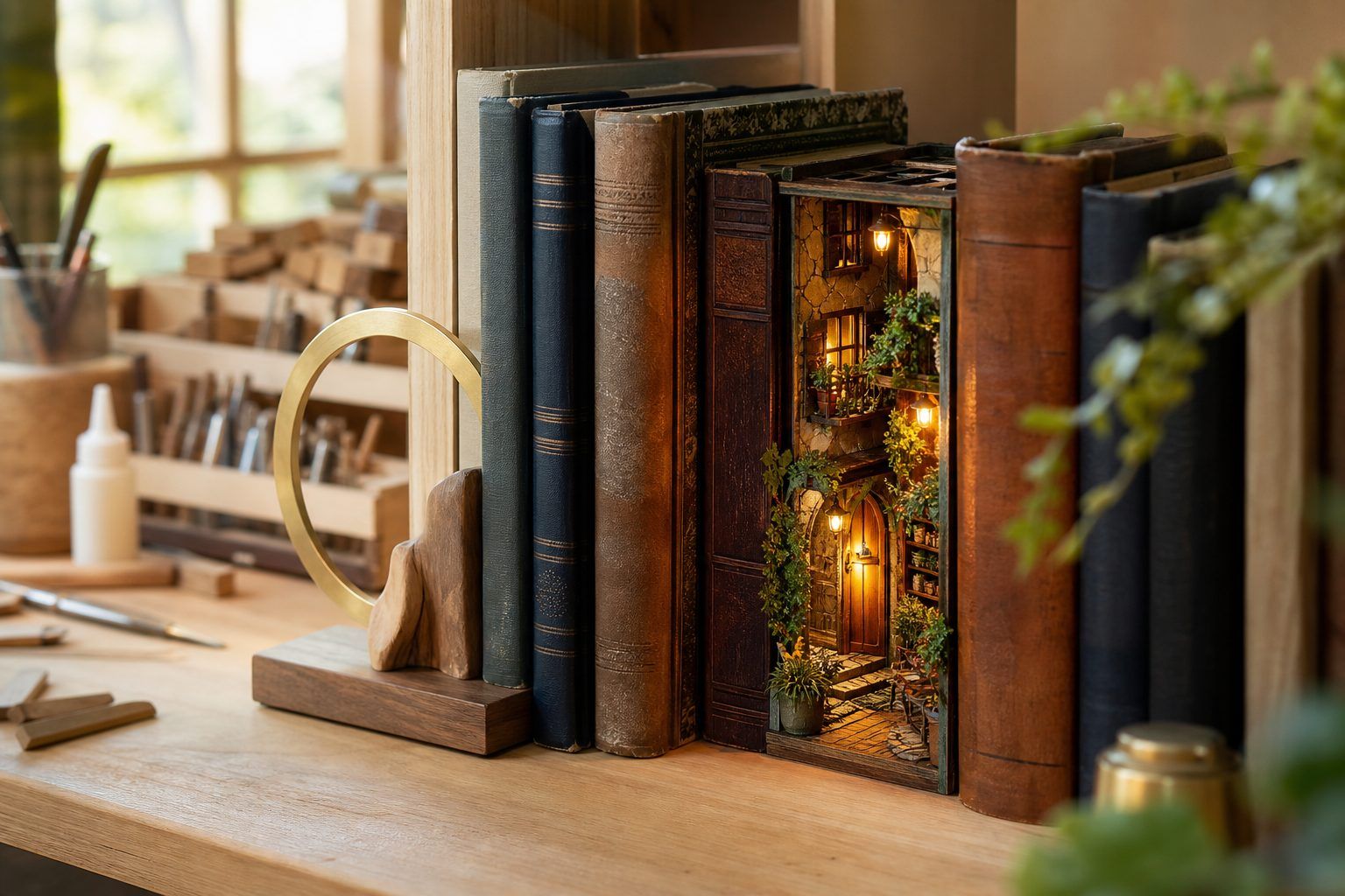 Fabriquer un serre-livre maison ou créer un décor de book nook