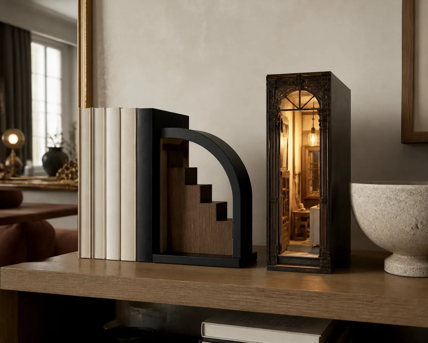 Illustration de l'article : Quel serre-livre design original soutient vraiment vos livres ?