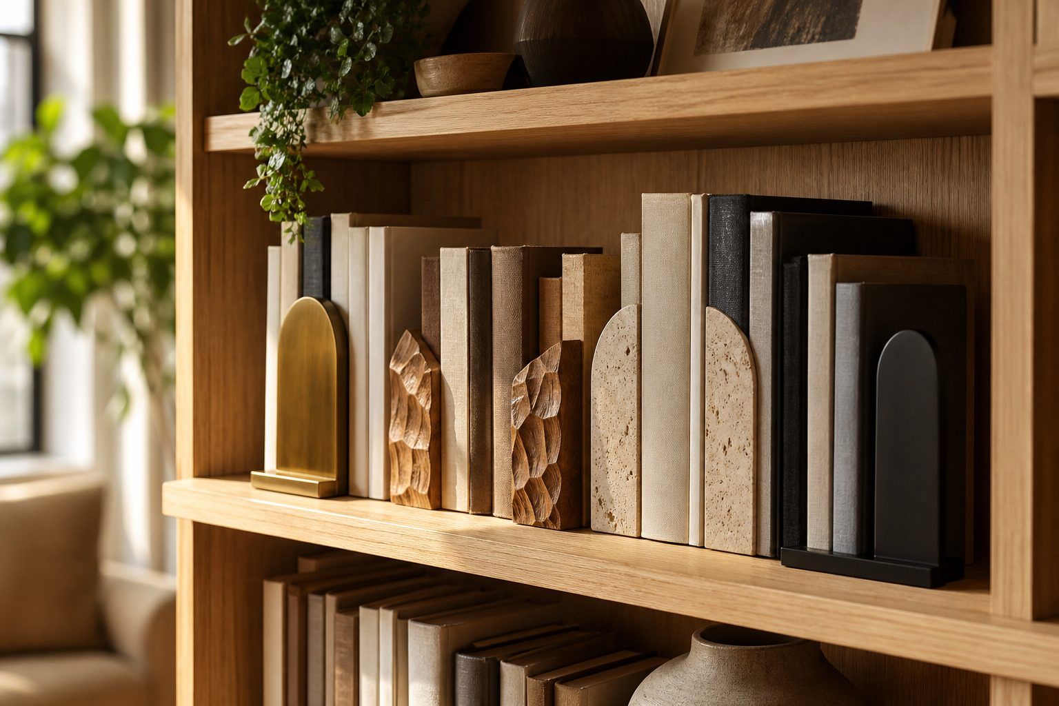 Quel matériau et quel style pour vos serre-livres ?