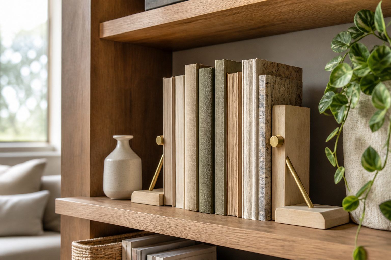 Faire tenir les livres et intégrer un décor de bibliothèque