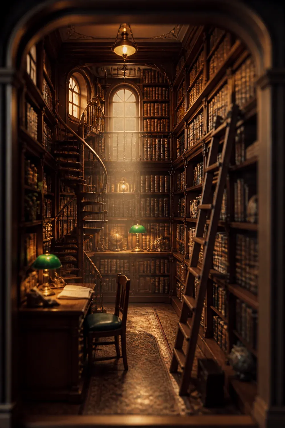 Univers  : book nook illuminé