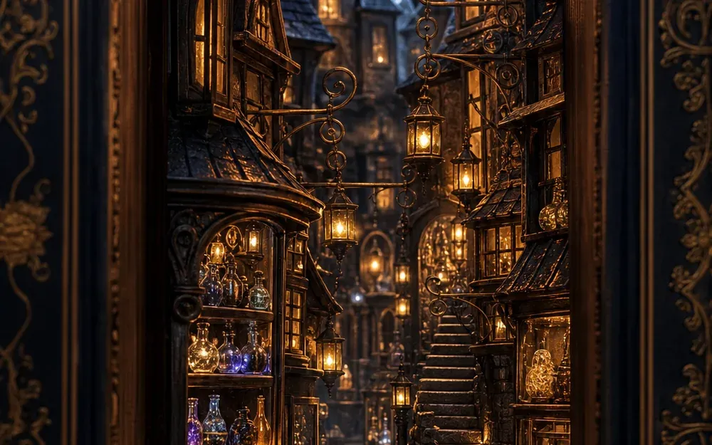 Univers  : book nook illuminé