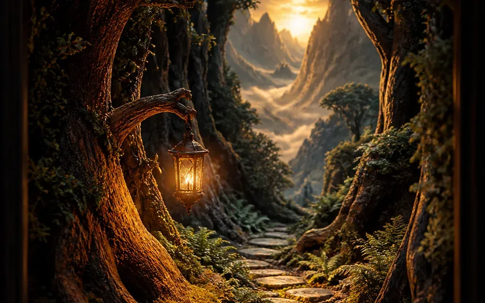 Univers  : book nook illuminé