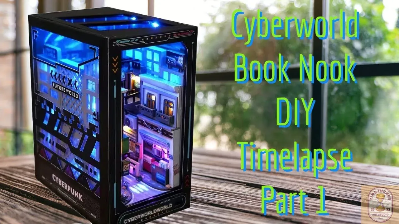 Aperçu vidéo : timelapse de montage d'un book nook